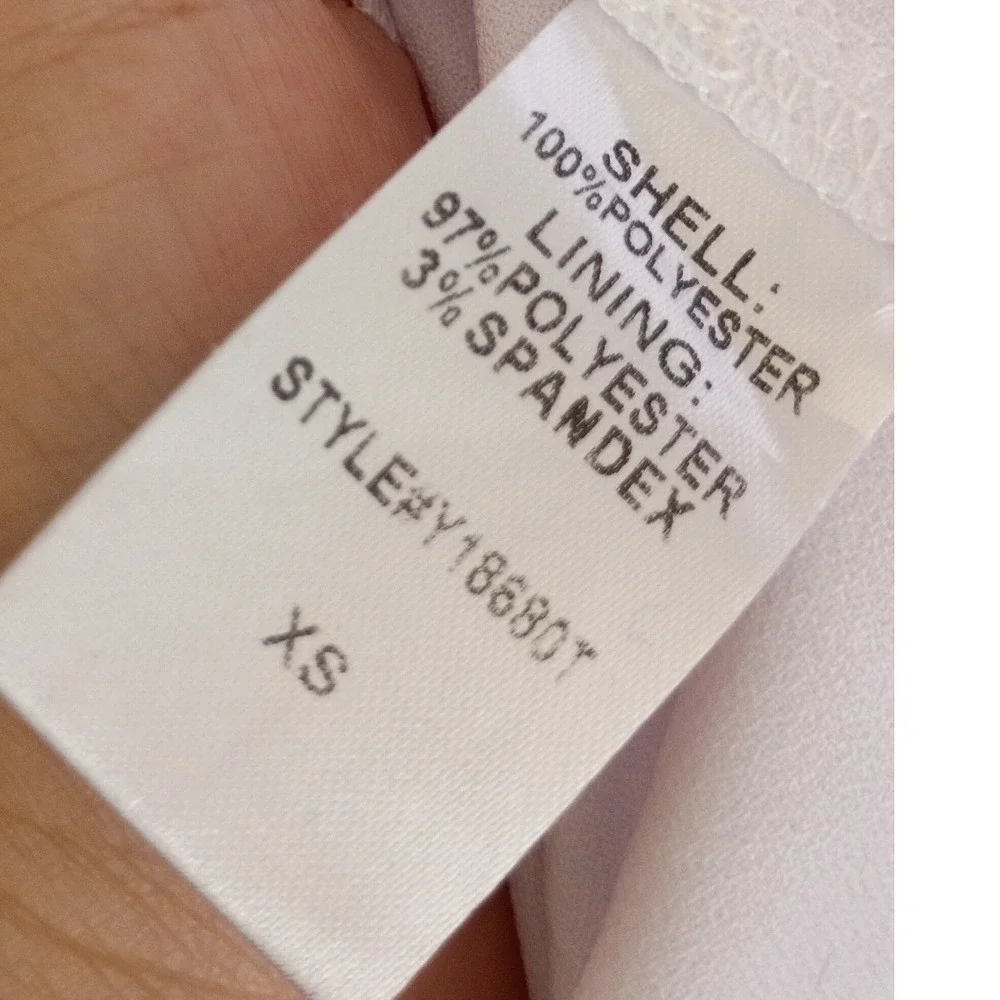 Tuckernuck Pomander Place White Peplum Long Sleeve Puff Sleeve Blouse Top XS